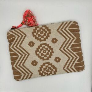 Old Navy Embroidered Zippered Pouch